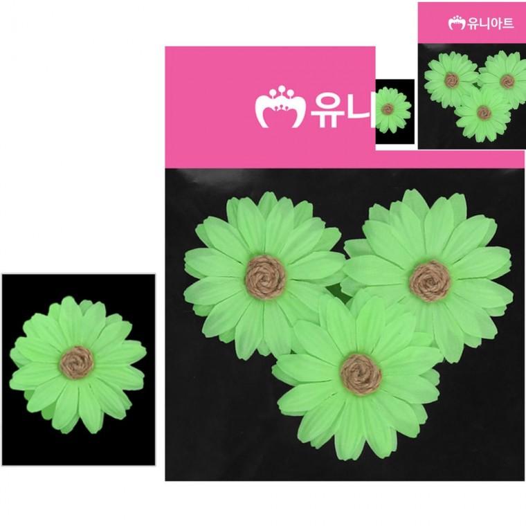 마국화 연두 조화장식 유치원환경판 인조조화