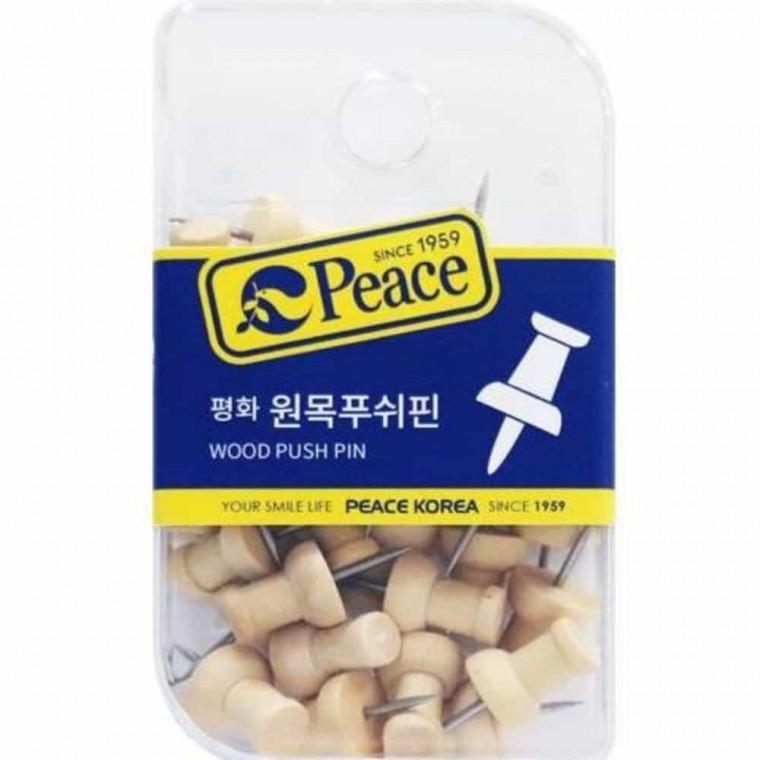 원목푸쉬핀 게시판꾸미기 부착용꽂이 압핀