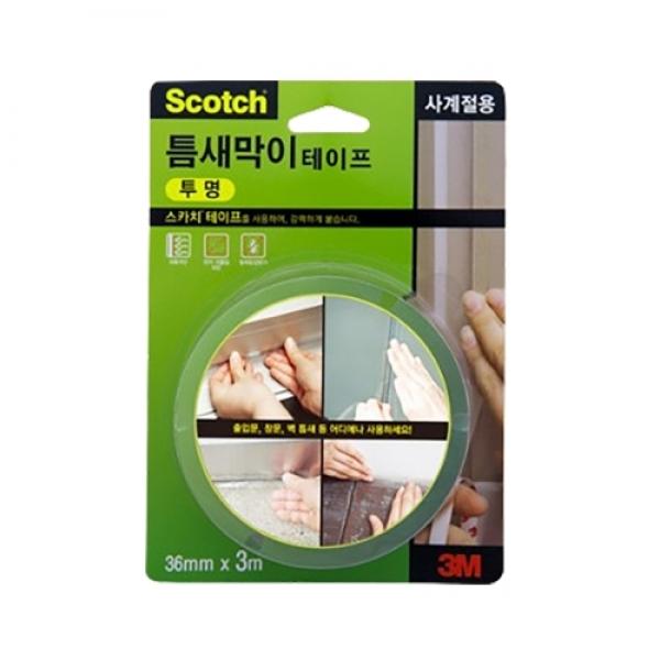 [3M] 틈새막이 투명테이프 36mm*3m