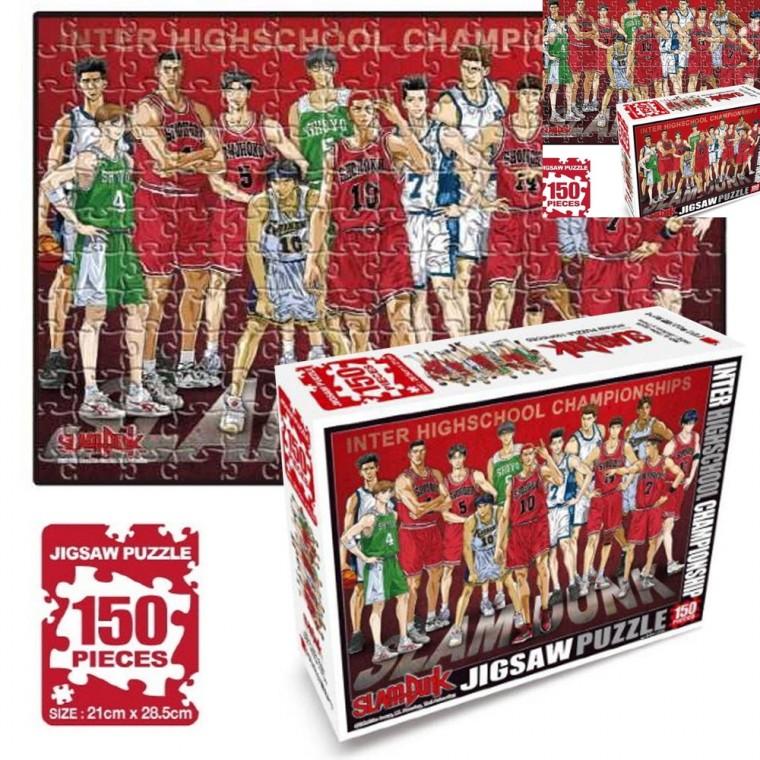 슬램덩크 직소퍼즐 150pcs 인터 하이스쿨 챔피언십 어린이퍼즐 보드게임 퍼즐놀이