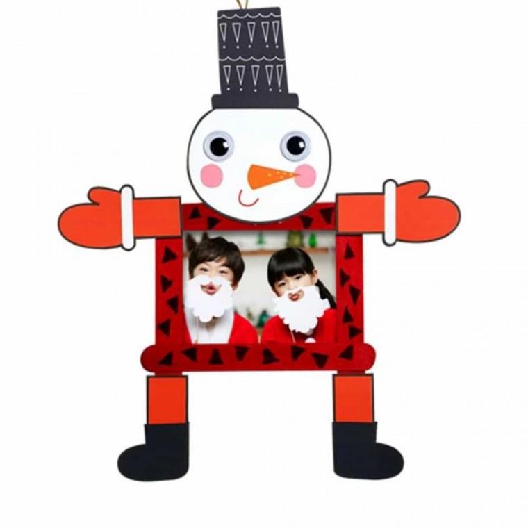초등만들기키트 눈사람 액자 만들기