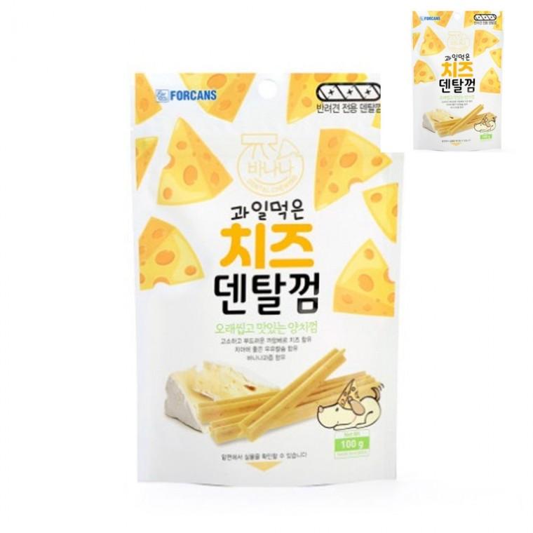 치즈덴탈껌 바100g 강아지 간식 강아지건강간식 애견간식 강아지훈련간식