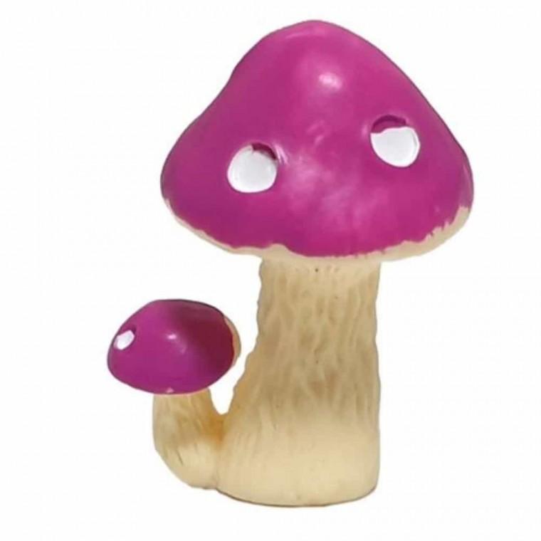 정원재료 핑크 쌍버섯