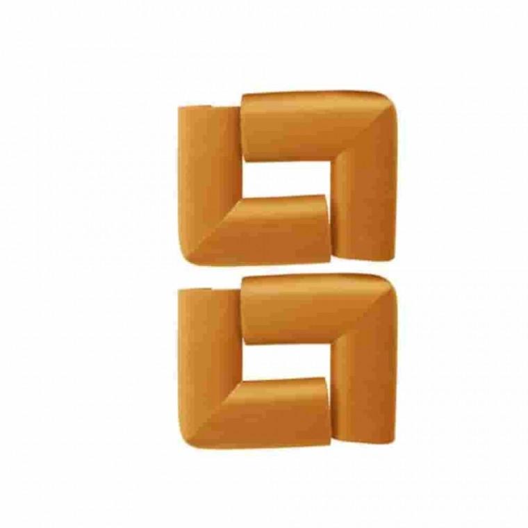 코너보호대 소 베이지 4P 55x55 두께8 가구모서리보호 모서리방지 충격흡수 책상모서리보호 모서리안전