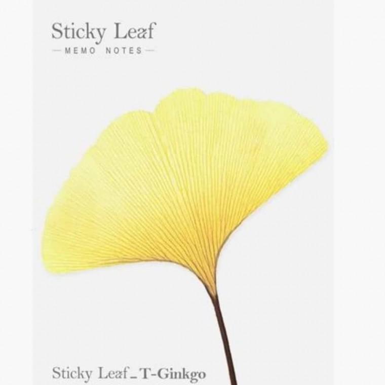스티키리프 투명은행 Yellow S 점착식메모지 떡메모지 점착메모