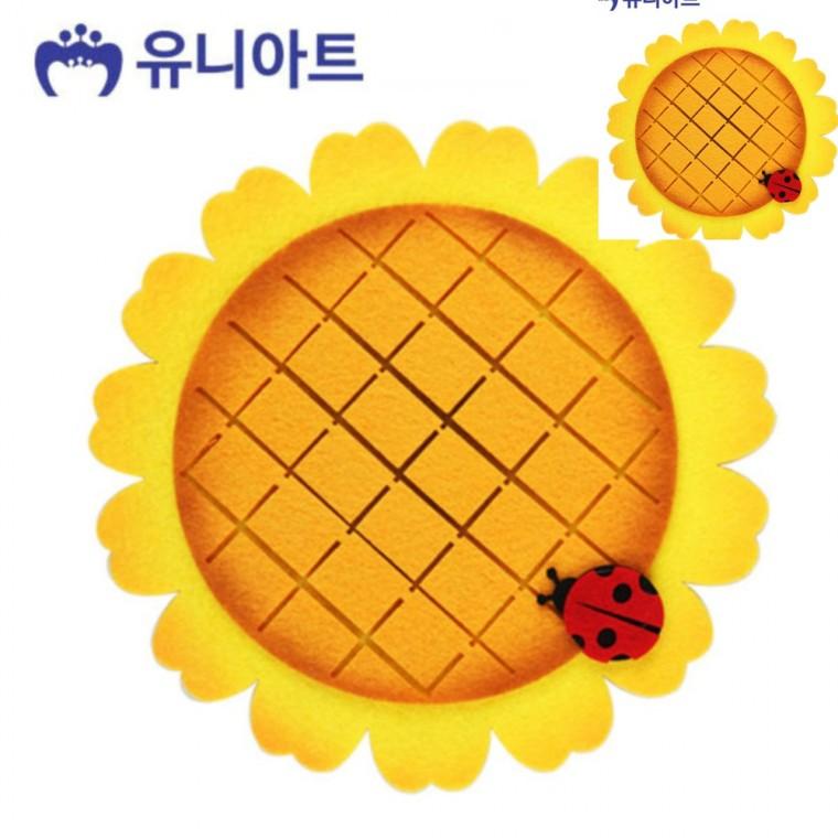 펠트 무당벌레 꽃판 미술학습교구 미술수업교구 미술활동재료