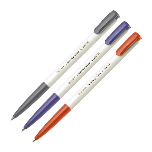 스피디볼-0.38mm (24개 1세트) 노크식볼펜 학생볼펜 필기구
