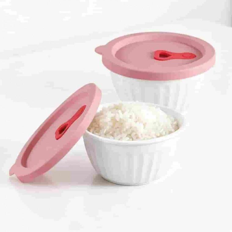 도자기 밥보관용기 6P세트 냉동밥통 냉동밥용기 소분용기 반찬보관통