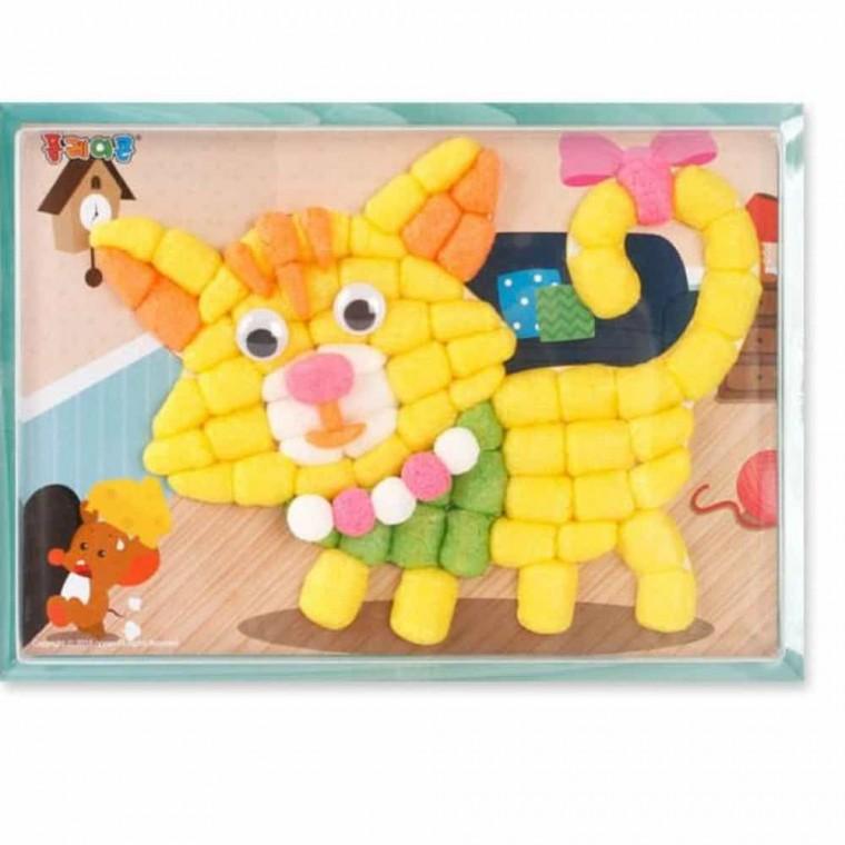 어린이만들기키트 플레이콘 부조액자 공룡 만들기 DIY