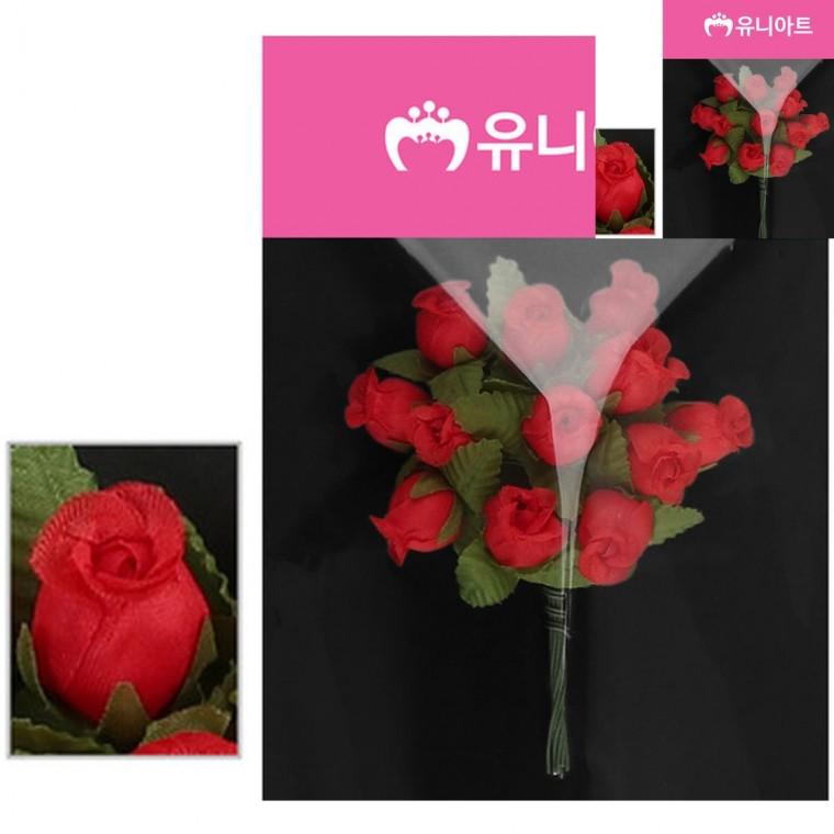 항장미 빨강 조화장식 인조꽃 인조꽃다발