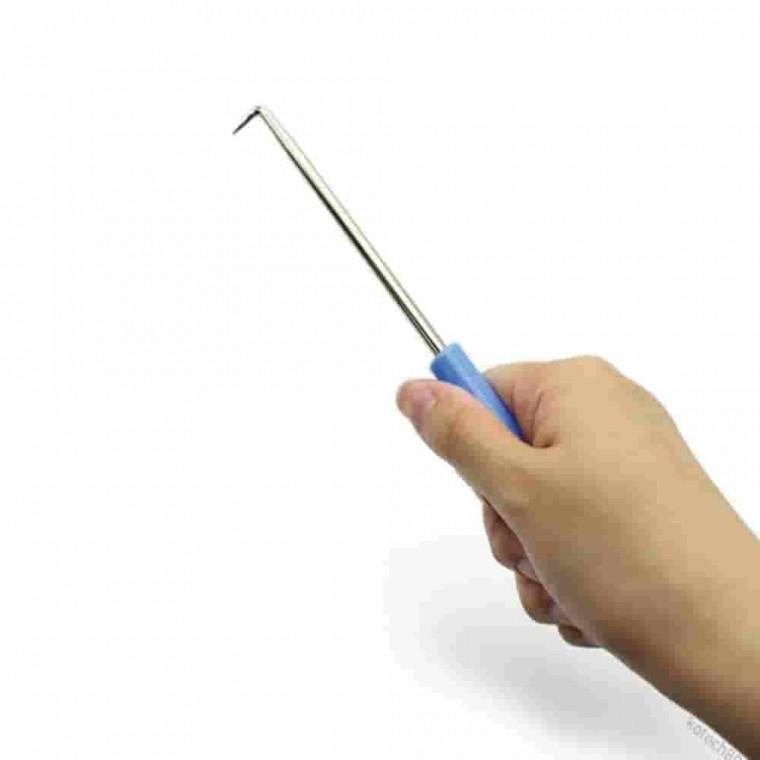 송곳 2P대 굽은 일자송곳 송곳세트 틈새먼지제거 수공구 구멍뚫기 실밥제거