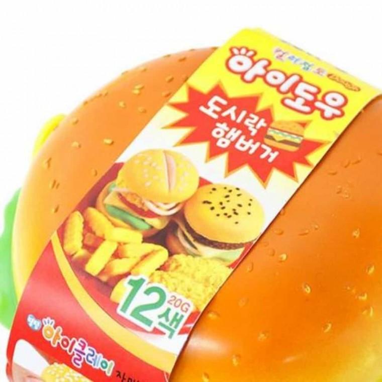 컬러점토 도시락 햄버거 클레이놀이 유아클레이 클레이만들기세트