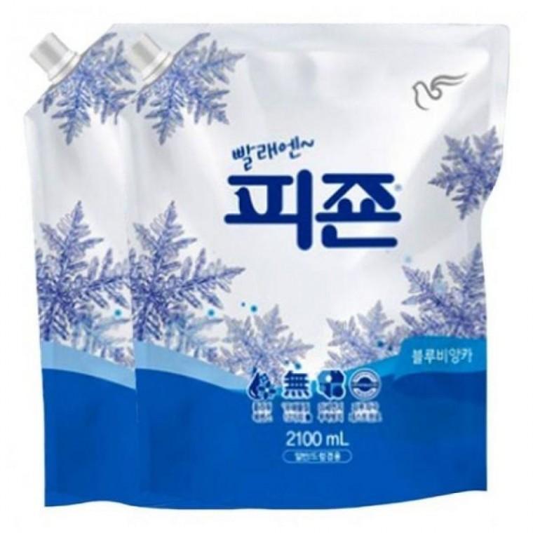블루비앙카 X 피죤 섬유유연제 2100ml 2개