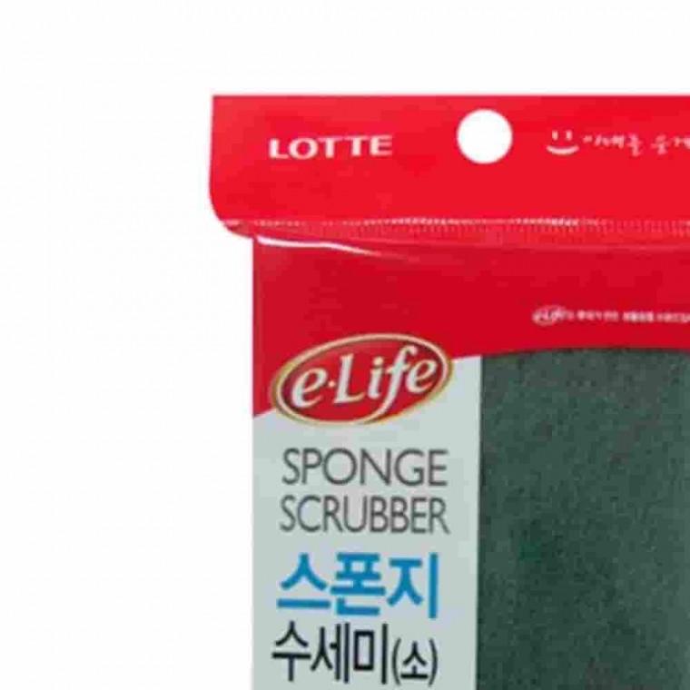 스폰지수세미 소 7.5x11.5 사각수세미 업소용수세미 수세미세트 그릴세척