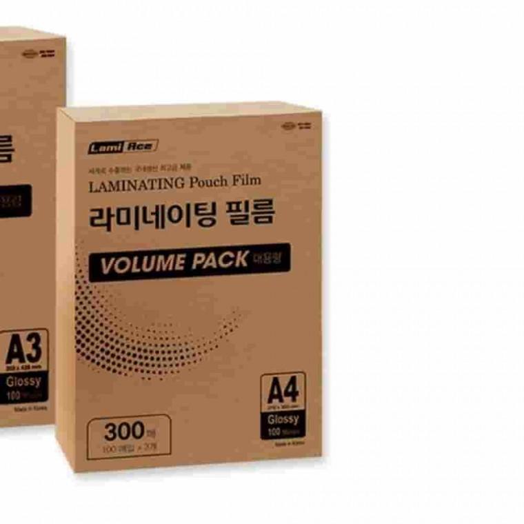 라미네이팅필름 A4 300매 사진코팅지 종이코팅지 코팅필름 롤코팅지