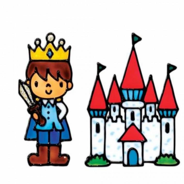 글라스데코 스티커 공주만들기 어린이만들기 놀이미술 미술키트