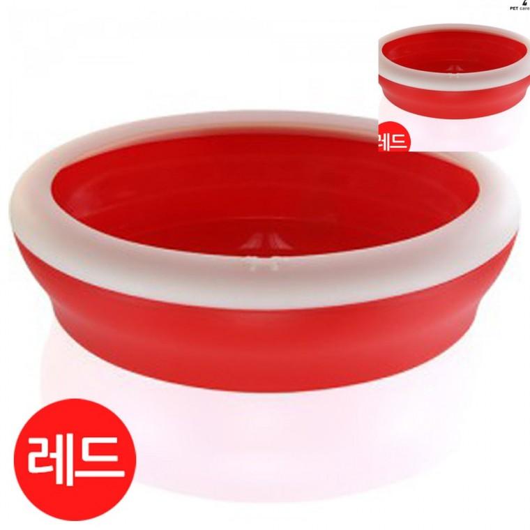 캣 토일렛 레드 고양이토일렛 고양이모래화장실 고양이변기