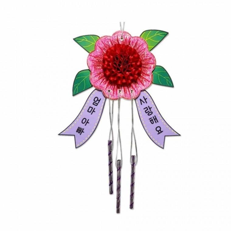 어버이날만들기 카네이션 도어벨 만들기
