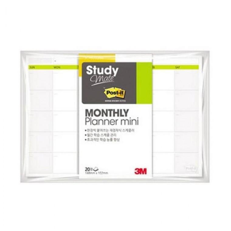 3M 포스트잇 스터디메이트 먼슬리플래너 미니 660 (149x102mm)