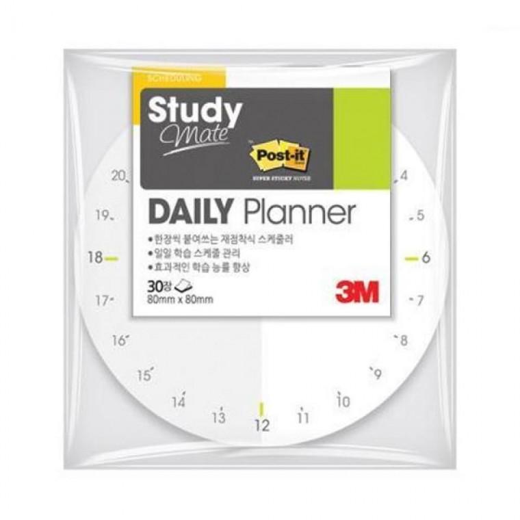 3M 포스트잇 5764 스터디메이트 데일리플래너1서클 (80x80mm/30매)