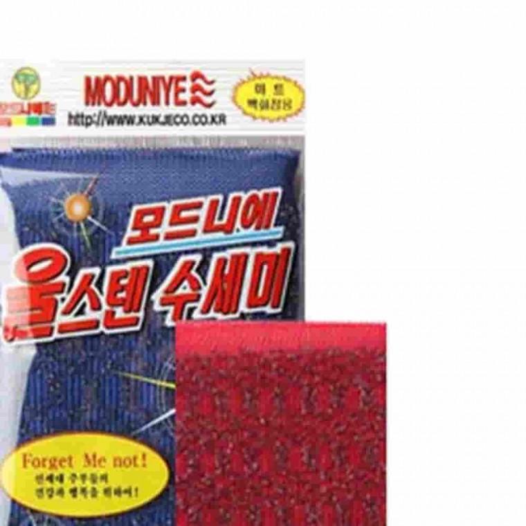 울스텐수세미 1p 설거지수세미 강력수세미 세제수세미 거품잘나는수세미