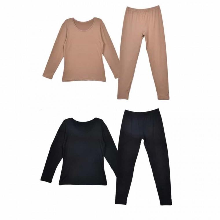여성 기모 내복 상하의 세트 보온내의 겨울내의 여성보온내복