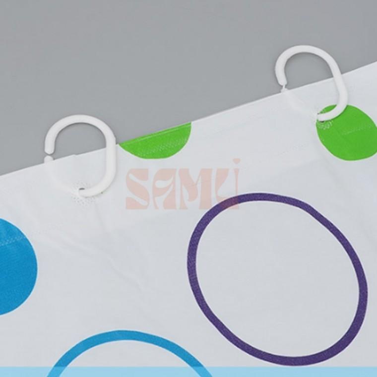 샤워커튼 링 세트 목욕커튼링 샤워부스봉링