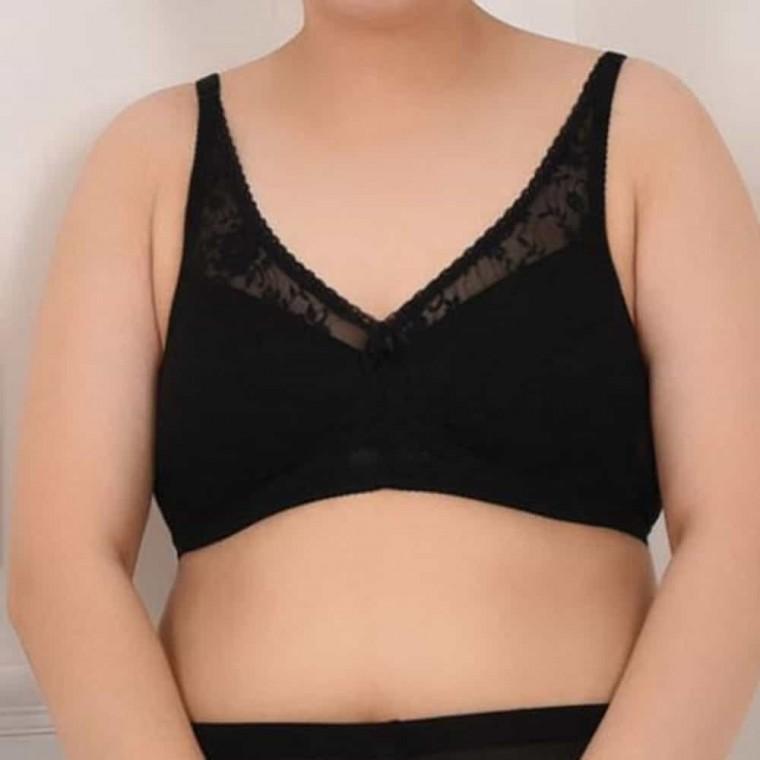 노몰드 무빙 빅사이즈 AB컵 브라 빅사이즈여성속옷 노와이어브라 패드없는브라