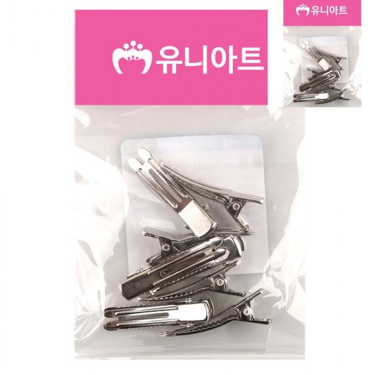 쌍집게핀 3.5cm 8개입 헤어악세사리부자재 헤어핀부자재 머리핀만들기재료