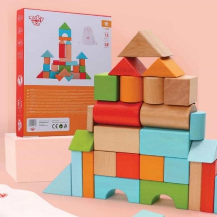 창의력놀이 점보 적목 28P 원목블록 쌓기놀이
