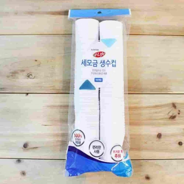 세모금생수컵 100px20개입 사무실종이컵 위생종이컵 미니종이컵 병원종이컵