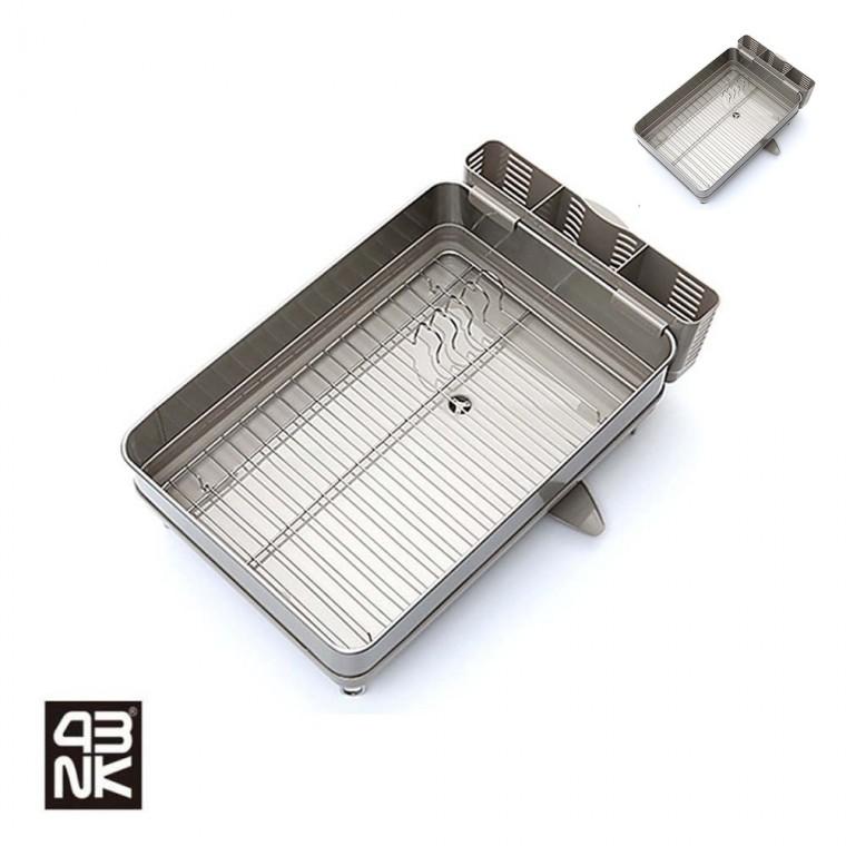 식기건조대 1단 A형 라이트그레이 그릇건조대 설거지건조대 씽크대건조대