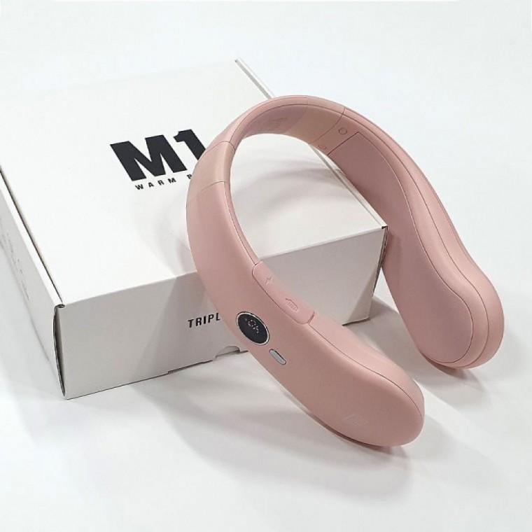 히터 목걸이형 트리플블랙 온열기 M1 핑크 전기온풍기