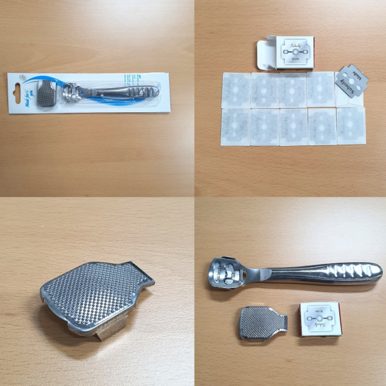 발바닥 발각질제거기 콘커터 풋파일 세트 교체날포함