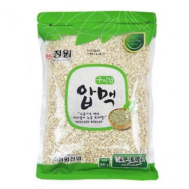 압맥 보리쌀 800g 1세트 국내산 5봉 보리 납작보리