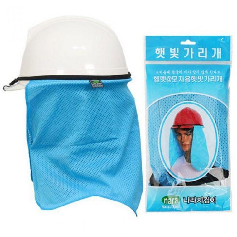 여름 햇빛가리개 야외작업 밴드형 안전모사용가능