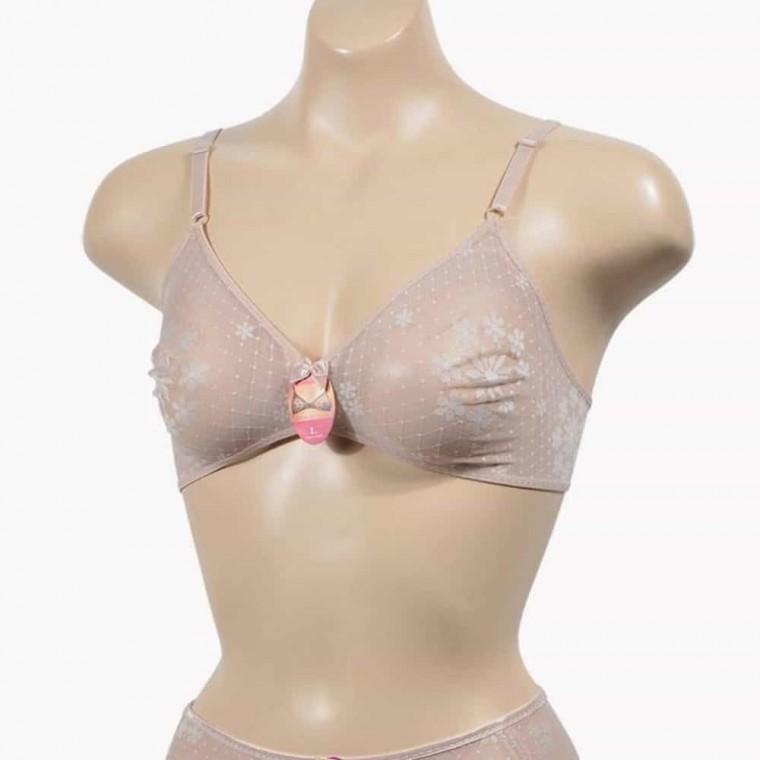 망사 홑겹 브라 노와이어브라 20대여성속옷 풀컵브라