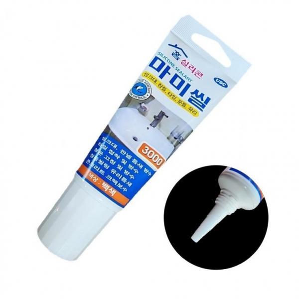 마미씰 홈실리콘 80ml 싱크대 크랙 창문 타일 욕실 크랙보수 틈새메꿈