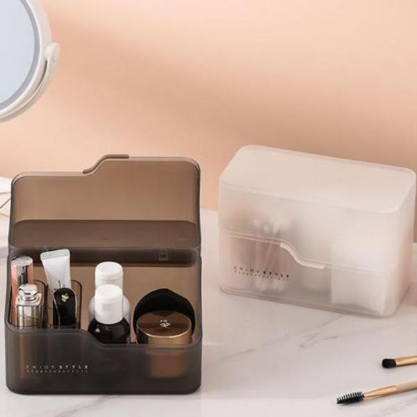 키밍 데스크 오거나이저 뚜껑 분리 소품 틈새 정리함