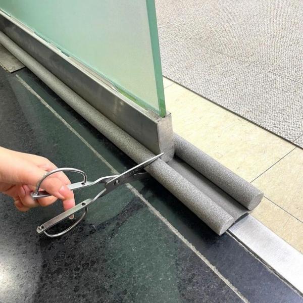 문틈새 외풍 문풍지 스펀지 93cm (회색)