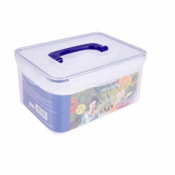 직사각 밀폐용기 2.7L 냉장고수납용기 장아찌용기