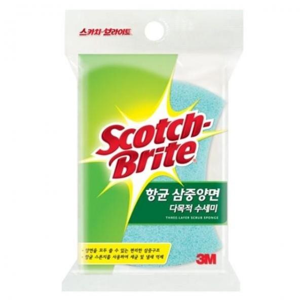 중 양면 수세미 00 욕실용품 업소용 수납 주방 정리용품 타일 생활용품 00