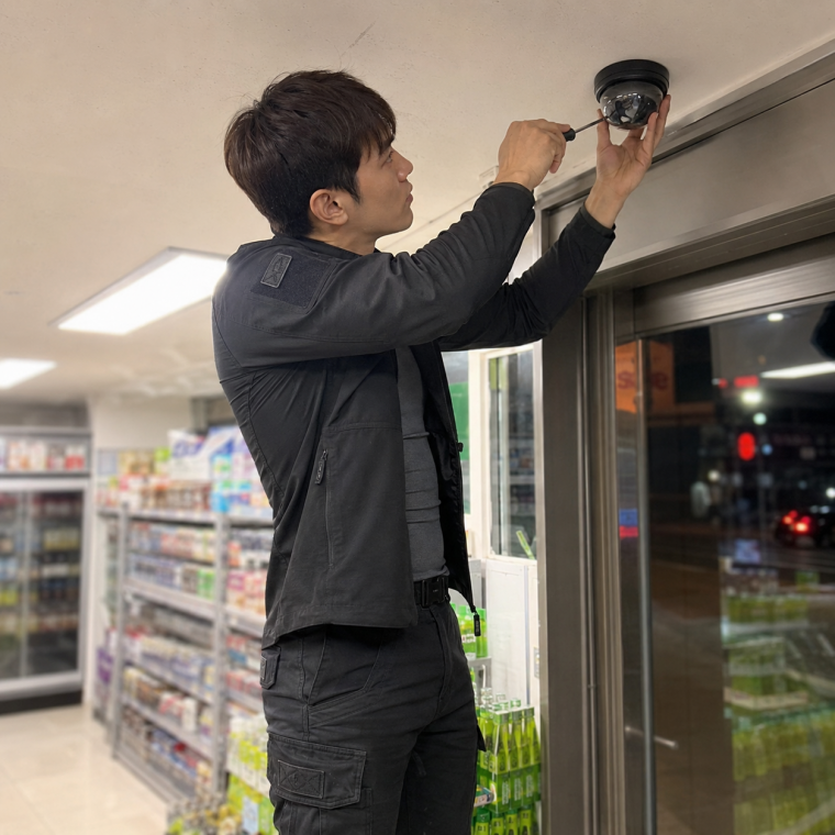 돔형 모형 CCTV 보급형 가짜 감시카메라