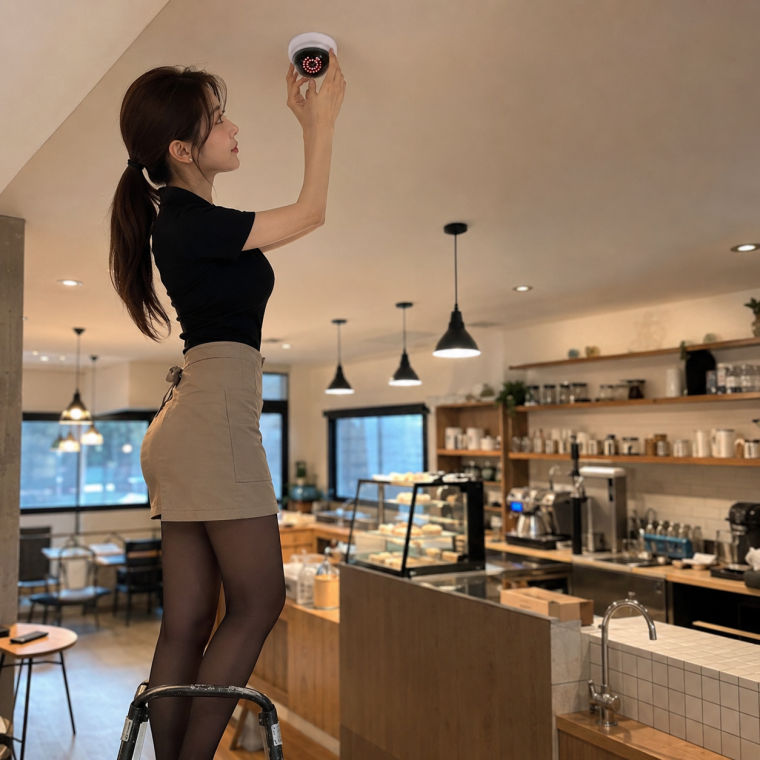 LED 돔형 모형 CCTV 감시카메라 보안용
