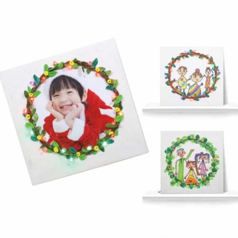 인테리어액자 [글로벌이지] LED 가죽 넝쿨 캔버스 액자 (10인용)
