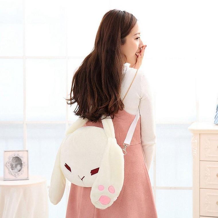 겸용 캐릭터 쿠션 가방 멀티백 동물 토끼