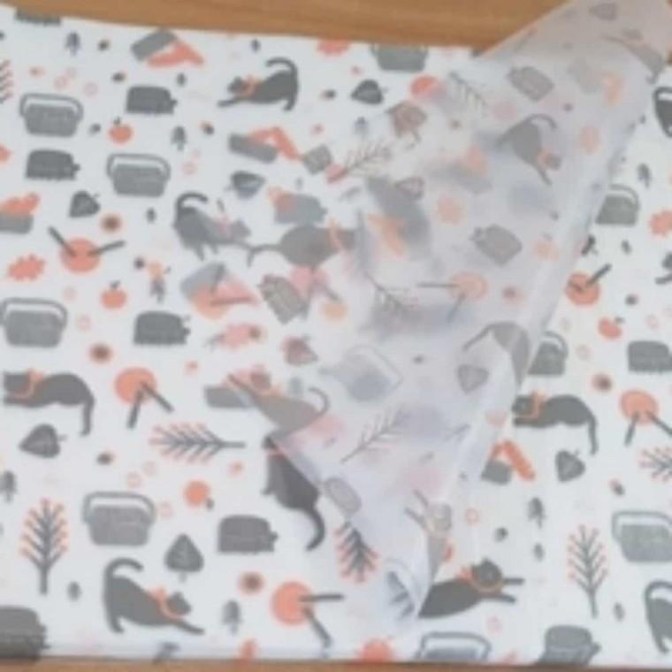 포장유산지 고양이 소풍 유산지 15P