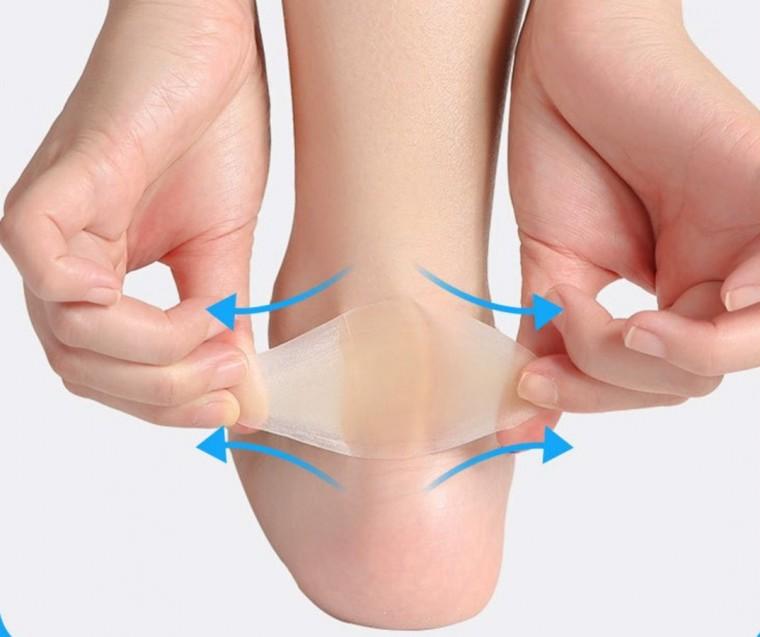발뒤꿈치 까짐 방지 테이프 패드 뒷꿈치 뒤꿈치 실리콘 보호 테이프 밴드 물집방지 패드 쿠션