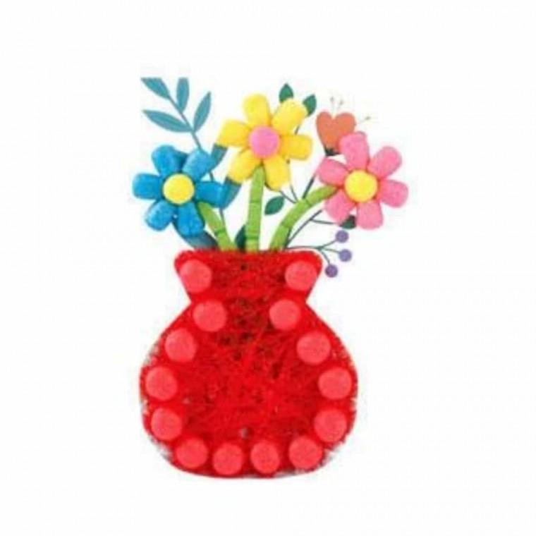 만들기DIY 플레이콘 스트링아트 꽃병 만들기 5인용