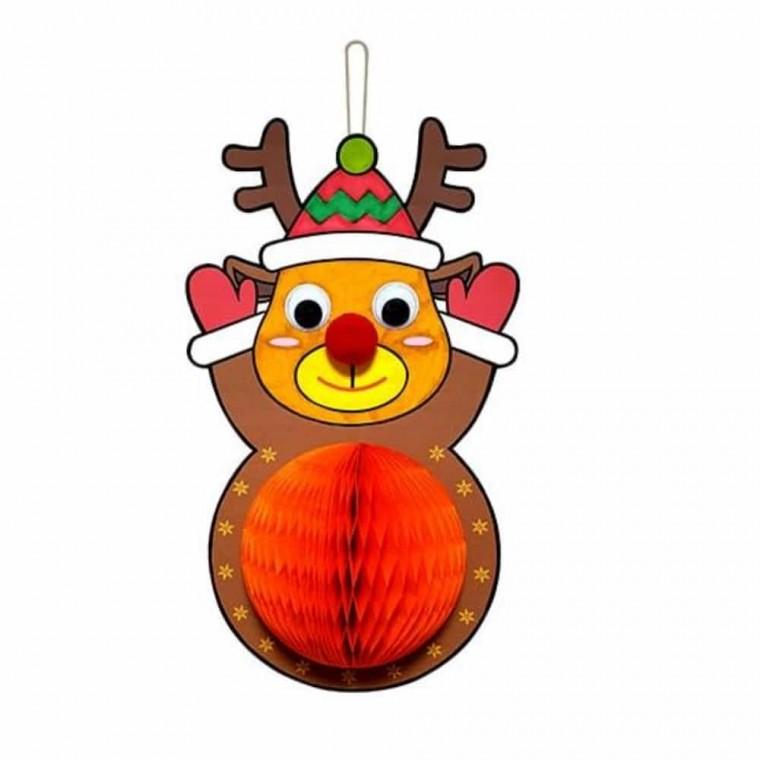 만들기세트 루돌프 메시지 카드걸이
